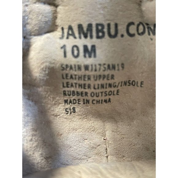 Jambu Shoes Women 10 M “Spain” Gray Leather Walking Mary Jane Comfort WJ17SAN19 - Picture 8 of 11